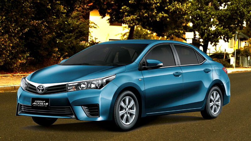 Toyota Corolla Altis in Strong Blue Color